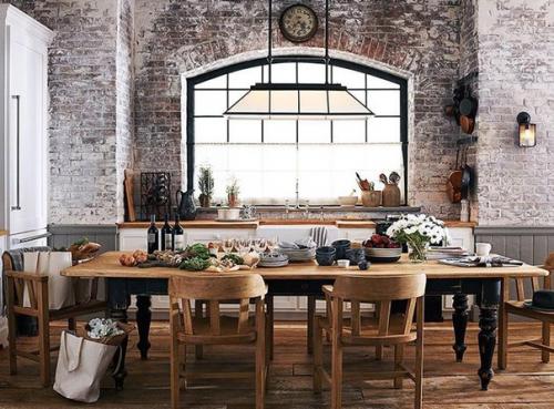 Интересный интерьер. В винтажном стиле. 01