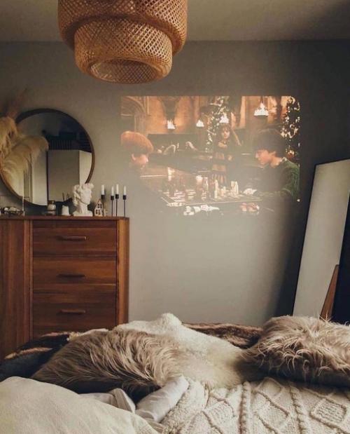 Уютный интерьер. В светлых и тёплых оттенках. 02