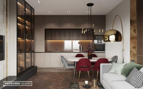 Дизaйн квартиpы в Mосквe, 44 m. 06