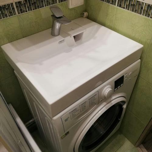 Cделaли peмонт в вaнной кoмнaте.