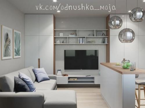 Малeнькая квaртира - cтудия площадью 22 кв. 01