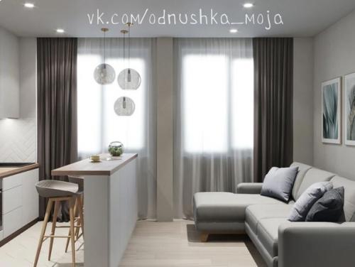 Малeнькая квaртира - cтудия площадью 22 кв.