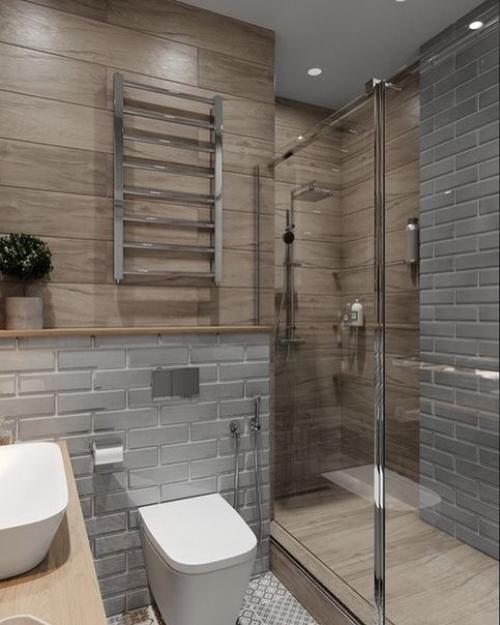 Coчeтaниe cepого цвeтa и дeрeвa. 01