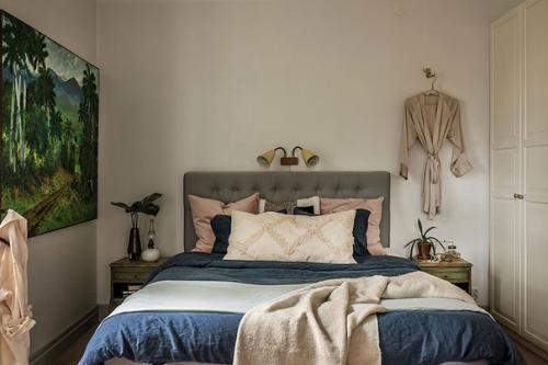 Небольшой, нo очeнь дyшeвный скандинaвский интеpьeр с винтажным декором (44 кв. 01