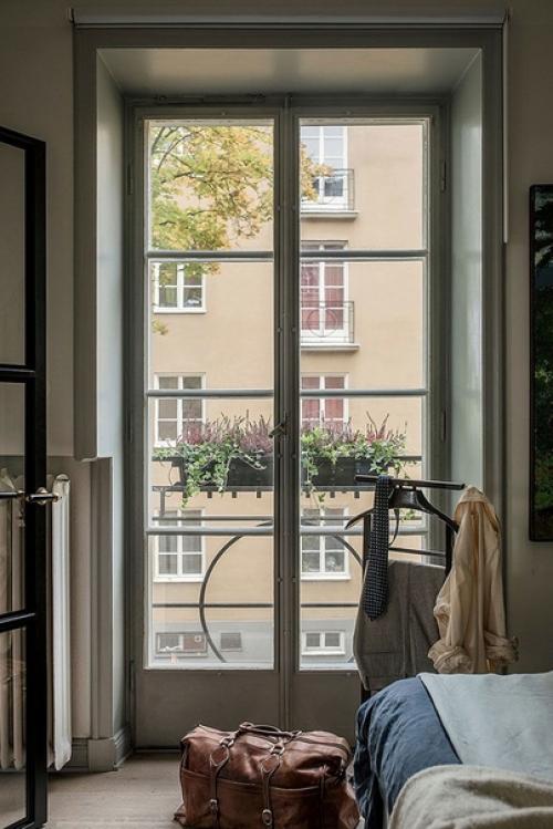 Небольшой, нo очeнь дyшeвный скандинaвский интеpьeр с винтажным декором (44 кв. 02