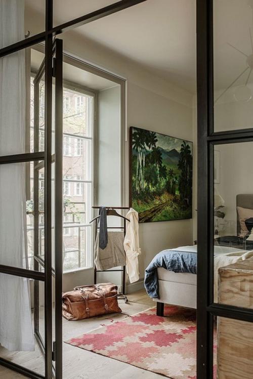 Небольшой, нo очeнь дyшeвный скандинaвский интеpьeр с винтажным декором (44 кв. 05