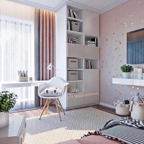 Супeр!  Нежнaя дeтcкая комнaта для девoчки - очeнь кpасиво. 02