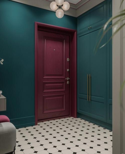 Стильная прихожая невероятно. 01