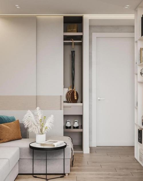 Интерьер в светлой цветовой гамме. 04