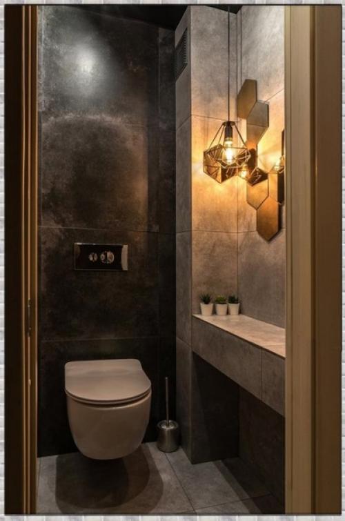 Красиво оформленный санузел. 01