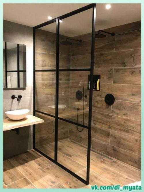 Стильные идеи оформления душа.