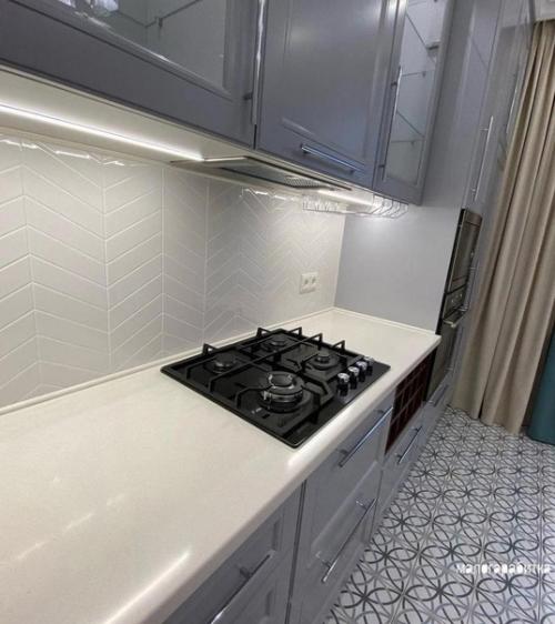 Современная кухня. В светлых тонах. 05