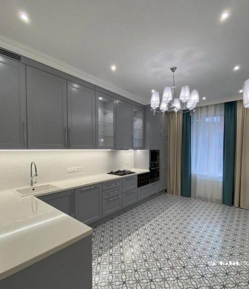 Современная кухня. В светлых тонах. 04