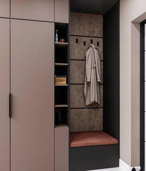 Современный интерьер. В светлых тонах и приятных оттенках коричневого. 02