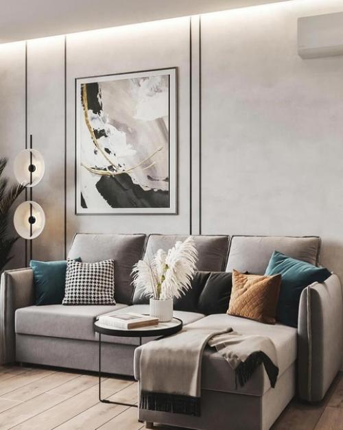 Интерьер в светлой цветовой гамме. 06