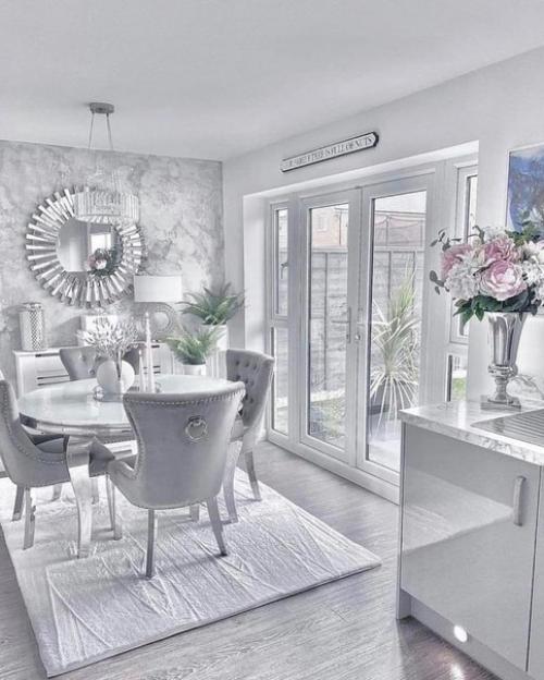 Белоснежный интерьер. В современном стиле. 06