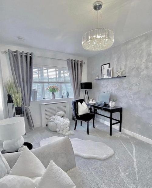 Белоснежный интерьер. В современном стиле. 02