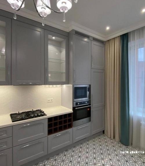 Современная кухня. В светлых тонах. 06