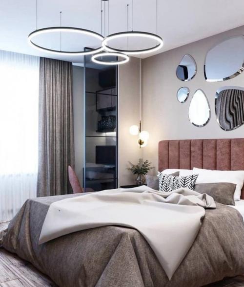 Современный интерьер. В светлых тонах и приятных оттенках коричневого. 08