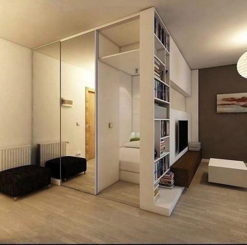 Интересная идея зонирования в студии.