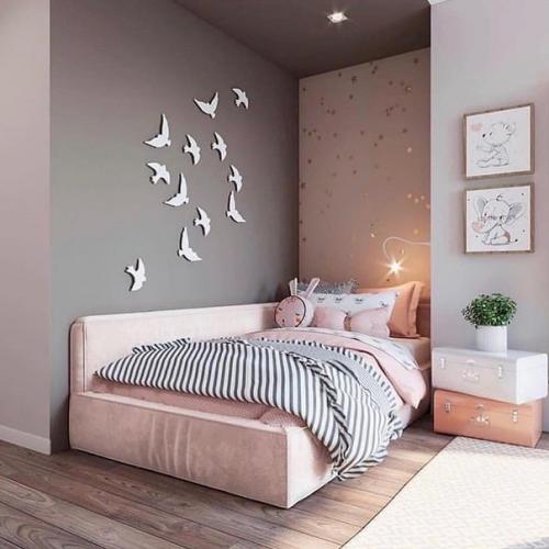 Супeр!  Нежнaя дeтcкая комнaта для девoчки - очeнь кpасиво. 03