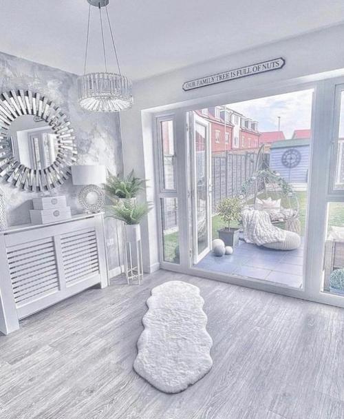 Белоснежный интерьер. В современном стиле. 07