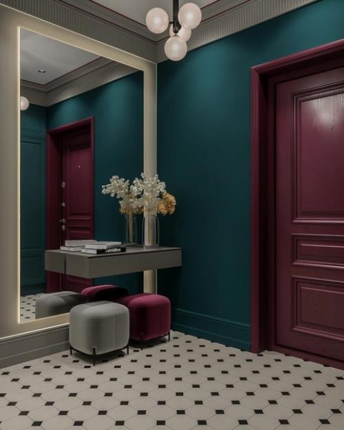 Стильная прихожая невероятно.