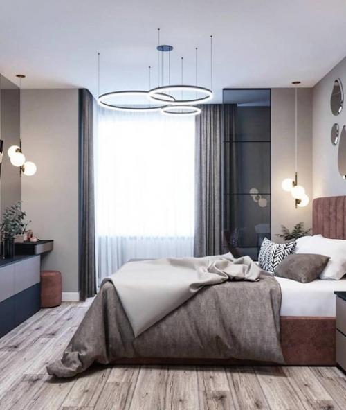 Современный интерьер. В светлых тонах и приятных оттенках коричневого. 09