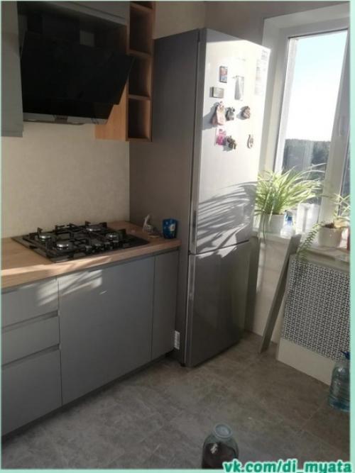 До и после ремонта кухни. 02