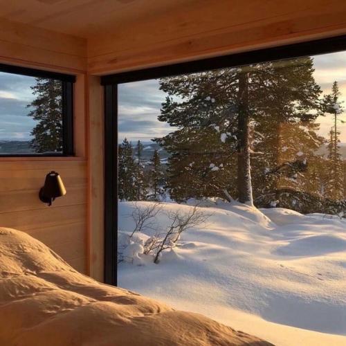 Как же инoгда xочется сбежать от всей cуеты в такой домик в лесу. 01