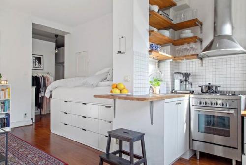 Просторная кухня - гостиная. 04