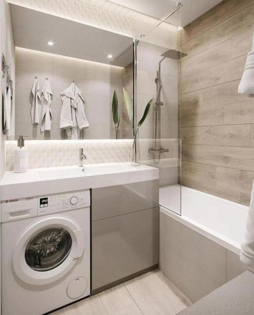 Варианты оформления ванной комнаты. 01