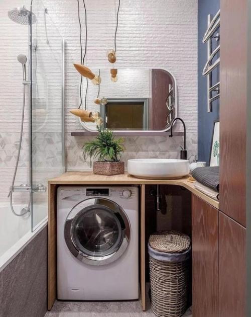 Варианты оформления ванной комнаты. 02