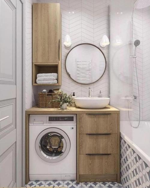 Варианты оформления ванной комнаты. 03