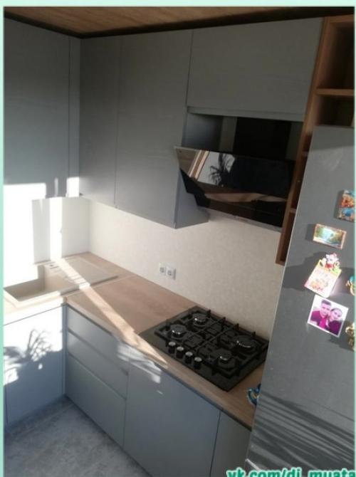 До и после ремонта кухни. 01