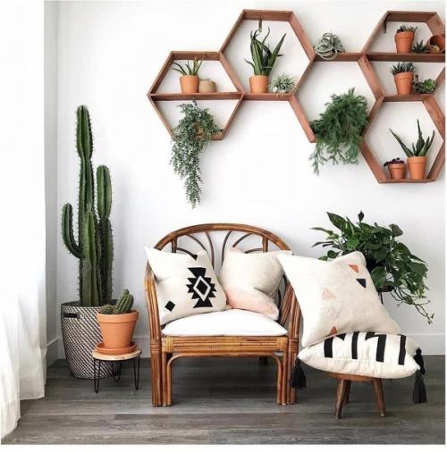 Интересные полочки. Которые являются красивым декором. 08