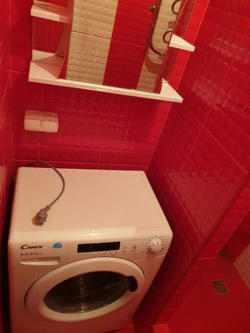 С утра такой цвет плитки очень бодрит!