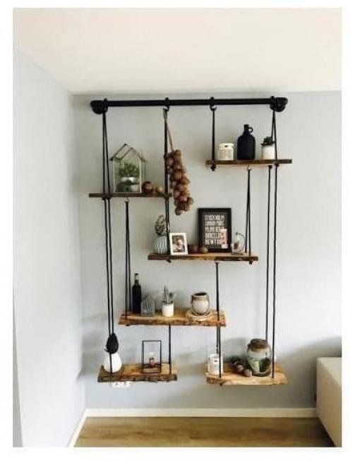 Интересные полочки. Которые являются красивым декором. 06