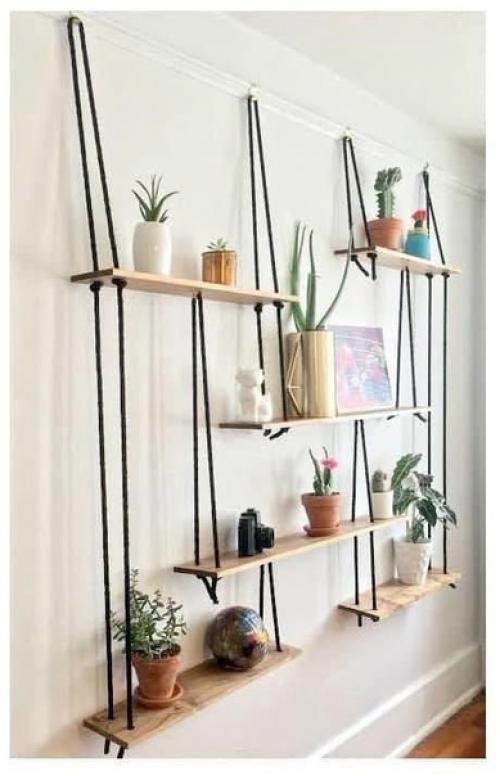 Интересные полочки. Которые являются красивым декором. 09