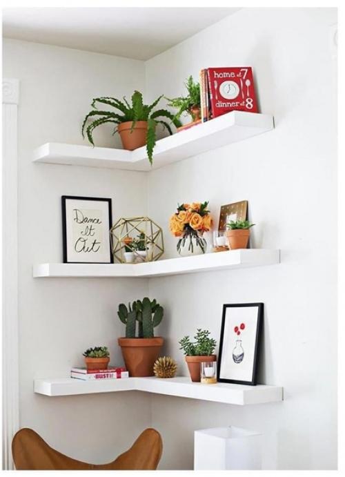 Интересные полочки. Которые являются красивым декором. 04