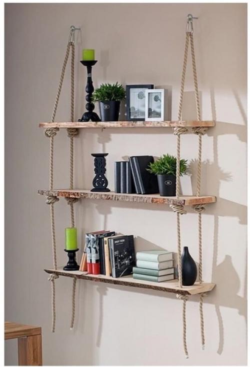 Интересные полочки. Которые являются красивым декором. 05