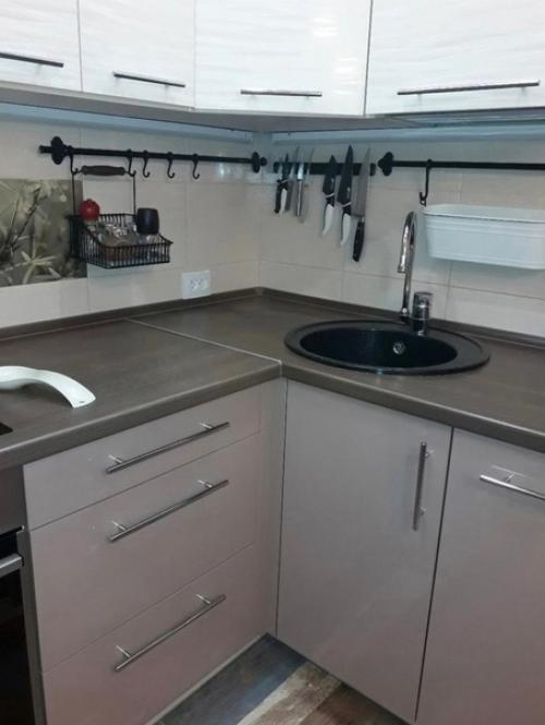 Стильная кухня. Небольших размеров. 06