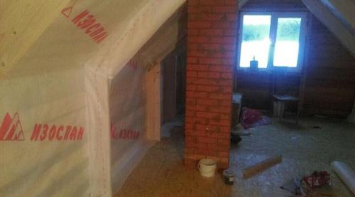 Процесс ремонта. И преображения чердака. 04