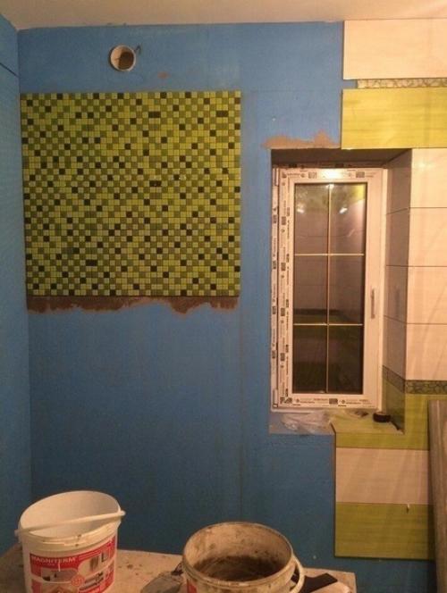 Процесс ремонта. Ванной комнаты. 03