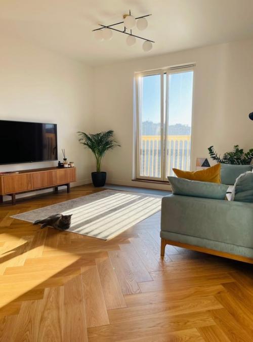 Современный интерьер. В ярких цветах. 01