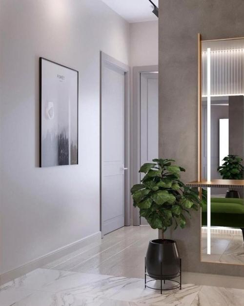 Оформление прихожей и коридора.