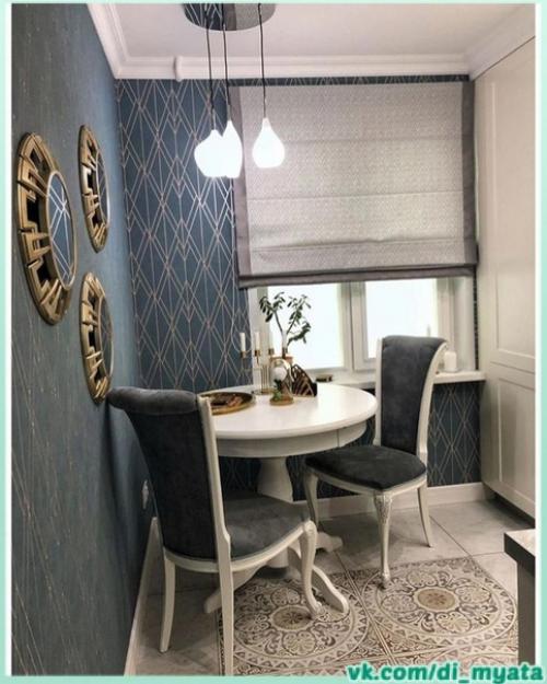 Крохотная кухонька. В белом цвете. 03