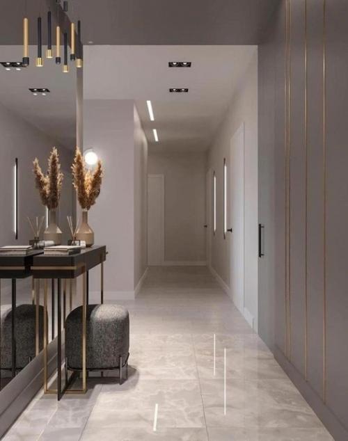 Оформление прихожей и коридора. 07