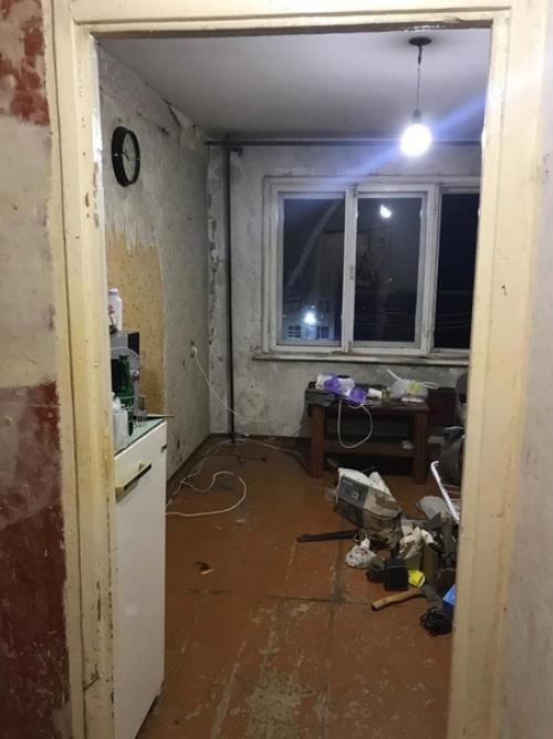 До и после ремонта.