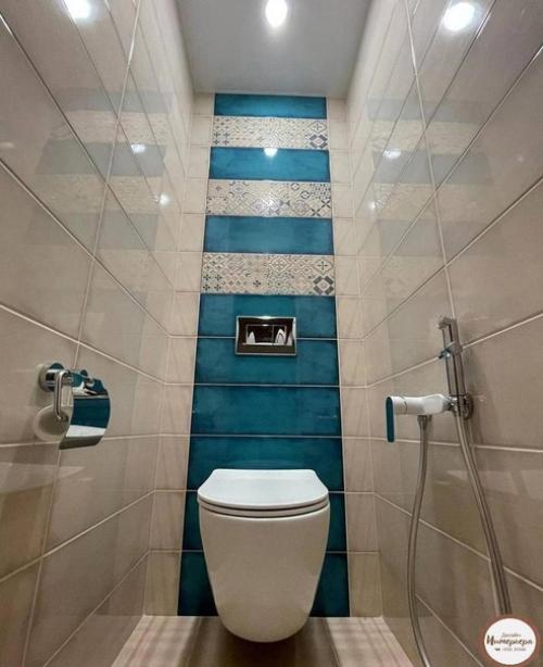 Результат ремонта. Небольшой ванной комнаты. 02